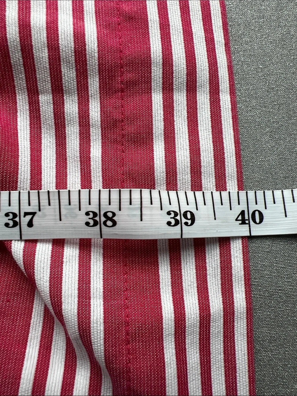 Emily and Fin | Sleeveless Striped Midi Dress Raspberry & White NWOT Size XL